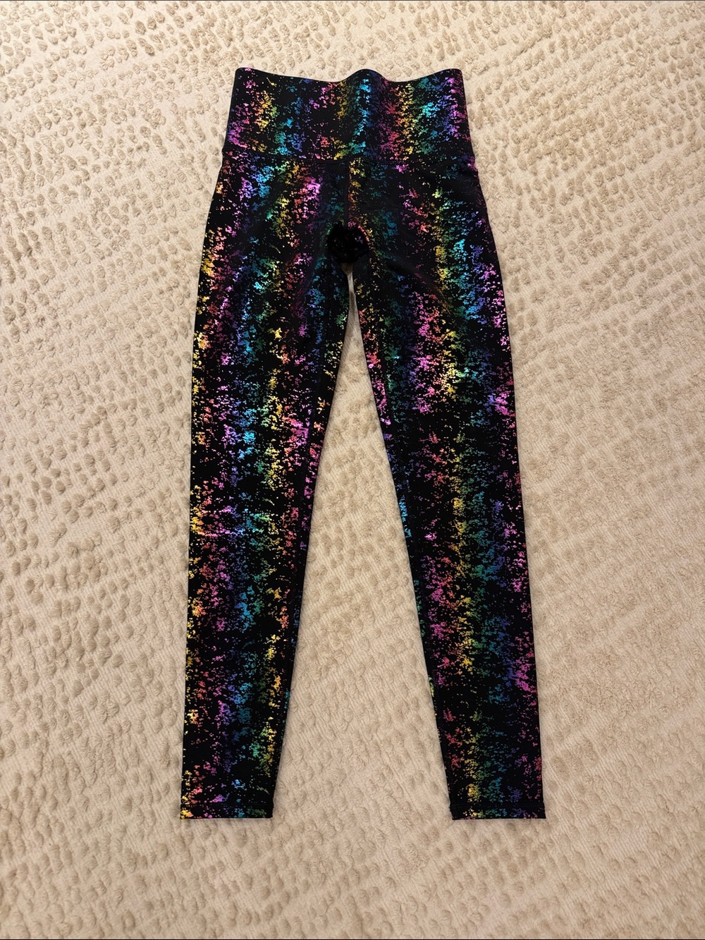 Terez Hi-ShineRainbow Print Leggings